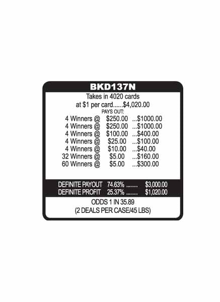 Bucks in a Row ($1)