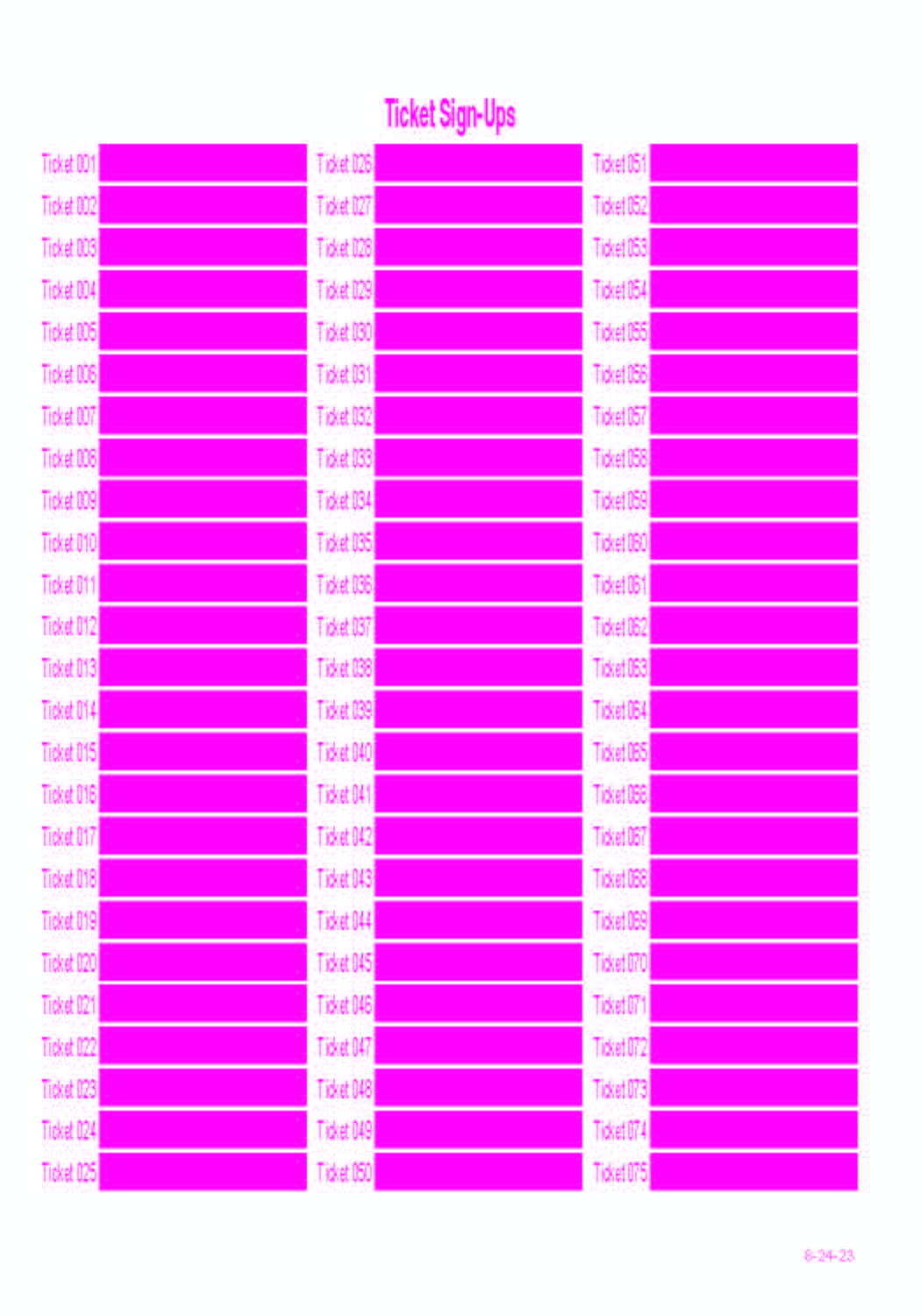 4 Corner Bingo (455)