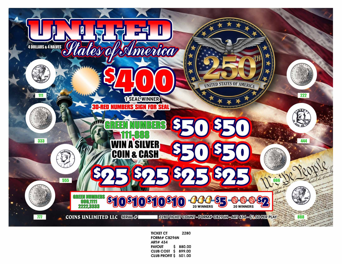 Silver City – 4 Dollars & 4 Halves (2280)