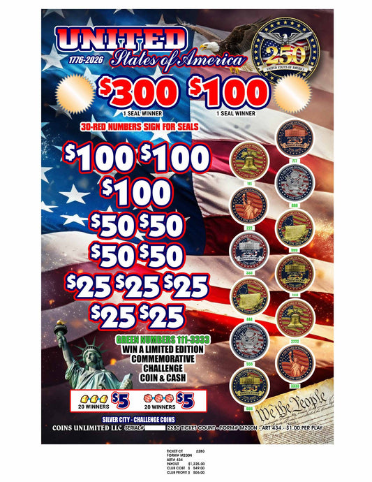 Silver City – Challenge Coins (2280)