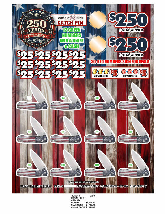 Whiskey Bent – Catch Pin (2280)