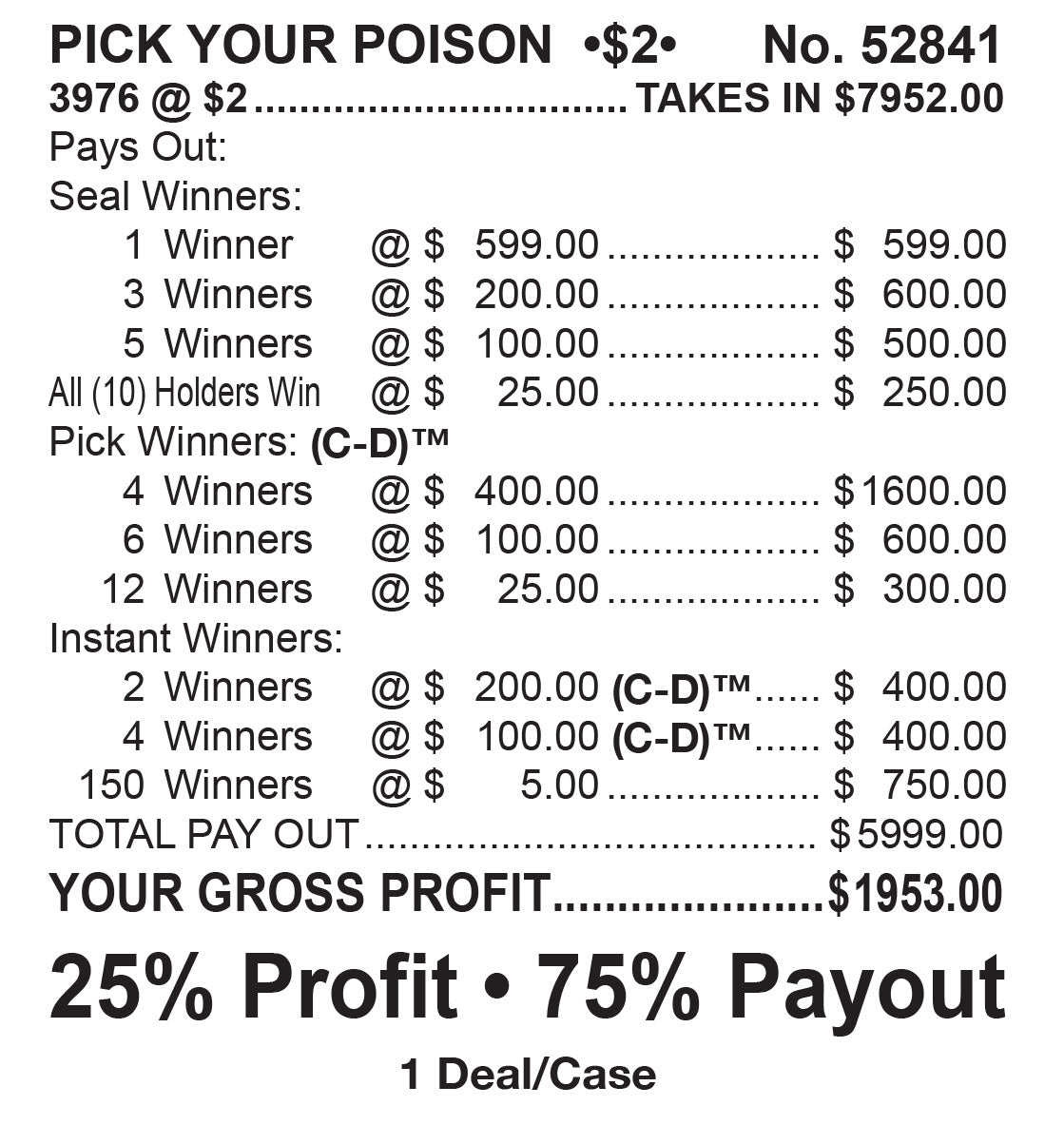 Pick Your Poison