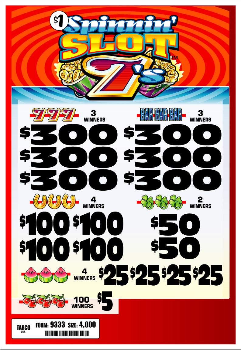 Spinnin' Slot 7's (9333)