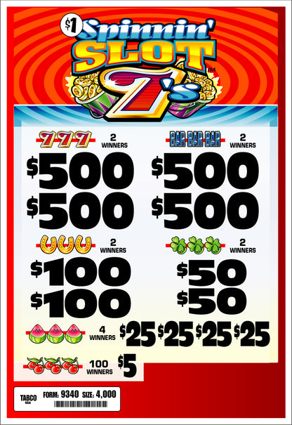 Spinnin' Slot 7's (9340)
