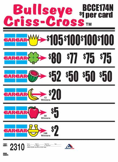 Bullseye Criss-Cross