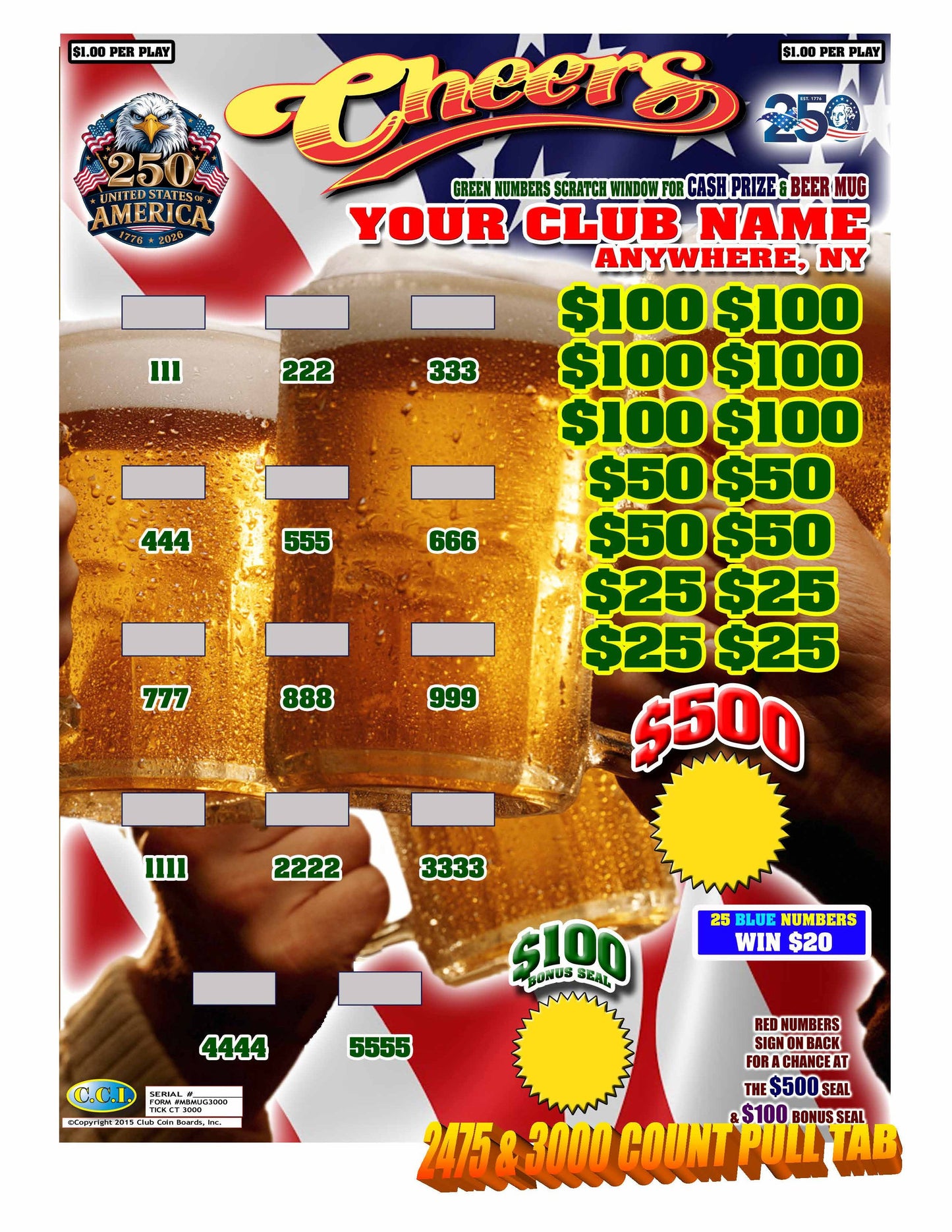 American 250 – Cheers (2475)
